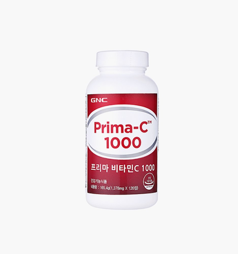 GNC 프리마 비타민C 1000 (1,378mg x 120정)(3개월분)