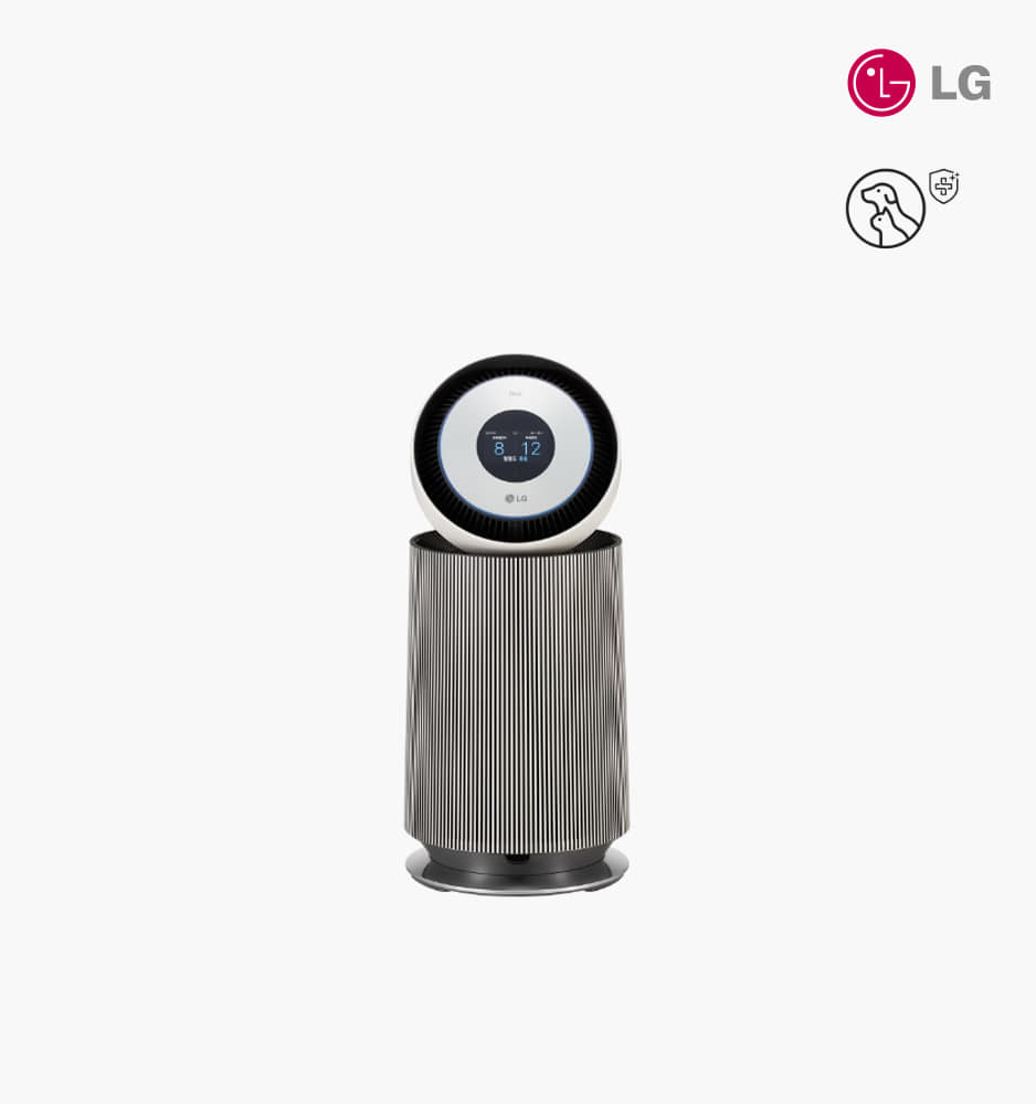 LG 퓨리케어 오브제컬렉션 360° 공기청정기 알파 UP (펫 필터) AS203NS4A